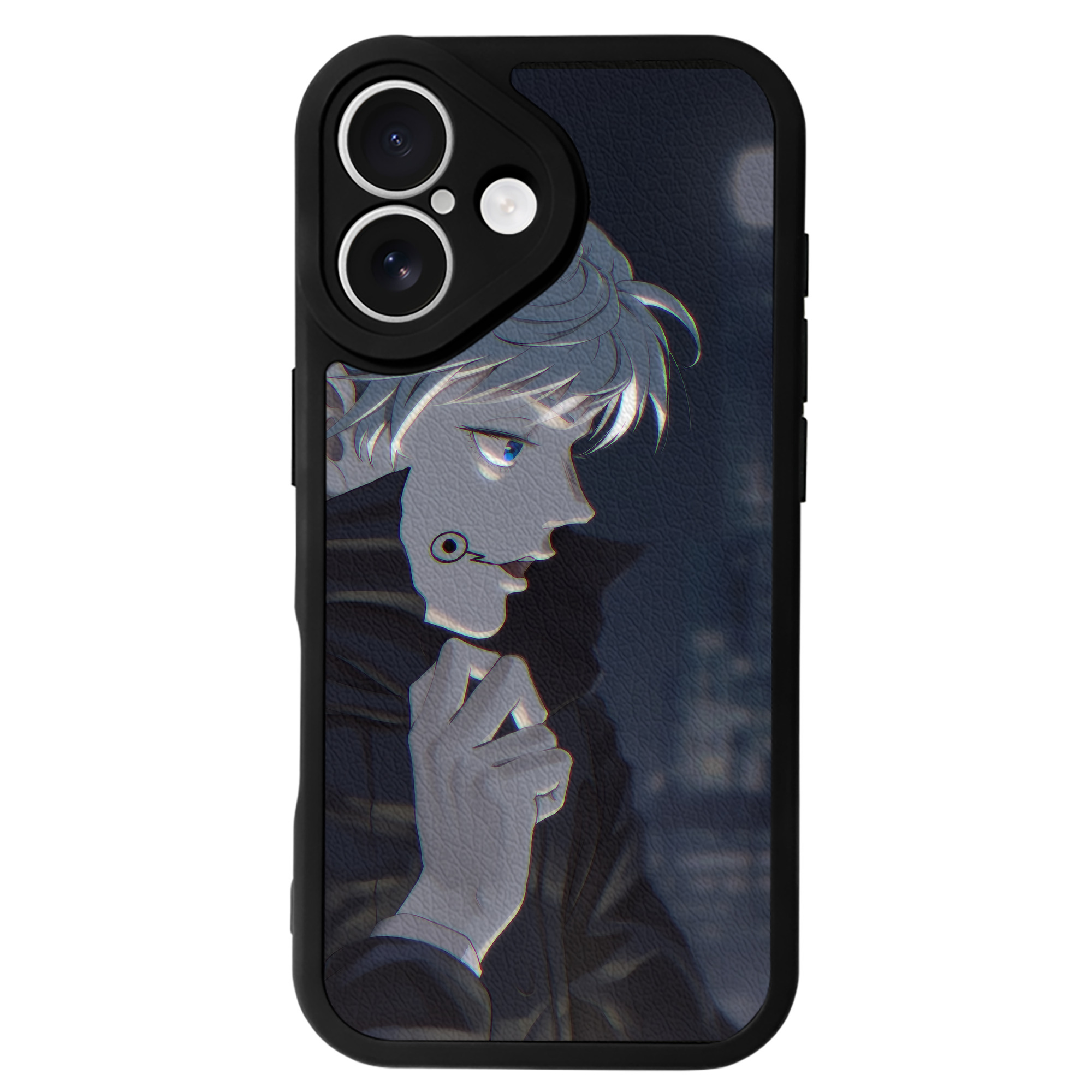 （画像用） 呪術廻戦 Jujutsu Kaisen 【iPhone 16シリーズ対応】シリコンスマホケース（レザー調） 材質：シリコン